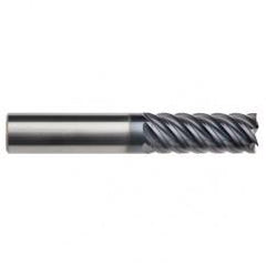 5/8" Dia. - 2-5/8" LOC - 5" OAL - 6 FL Carbide End Mill-AlTiN-x - Eagle Tool & Supply