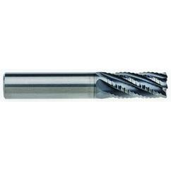 1/4" Dia. - 3/4" LOC - 2-1/2" OAL - .015 CR 6FL Carbide End Mill - AlCrNx - Eagle Tool & Supply