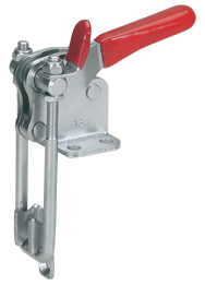 #344 Vertical Latch Pull Action Latch Style; 2;000 lbs Holding Capacity - Toggle Clamp - Eagle Tool & Supply