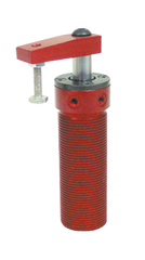 Round Threaded Body Pneumatic Swing Cylinder - #8415 .50'' Vertical Clamp Stroke - With Arm - RH Swing - Eagle Tool & Supply