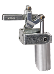 Vertical Pneumatic Cylinder - 375 lbs Holding Capacity; Bar Style U-Shape - Eagle Tool & Supply