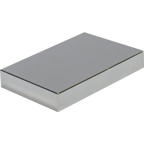 MAG-MATE Nickel Plated Rare Earth Magnet 0.25″Th × 0.50″Wd × 2.00″Lg, 35 MgO - Eagle Tool & Supply