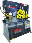 71 Ton - 12" Throat - 7.5HP, 220V, 3PH Motor Dual Cylinder Complete Integrated Ironworker - Eagle Tool & Supply