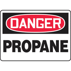 Sign, Danger Propane, 10″ × 14″, Aluminum - Eagle Tool & Supply