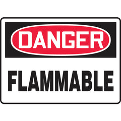 Sign, Danger Flammable, 10″ × 14″, Plastic - Eagle Tool & Supply