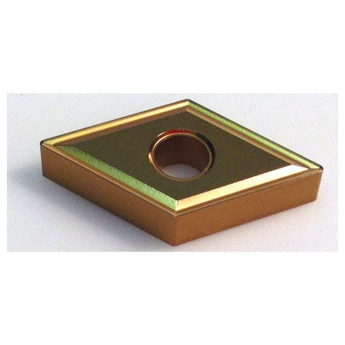 DNMG 432 F43 PT1115, 0.032'Ä≥ Corner Radius, 0.187'Ä≥ Thick, 1/2'Ä≥ Inscribed Circle, TiN|TiCN|Al2O3|TiN, Diamond, Turning Indexable Insert - Eagle Tool & Supply