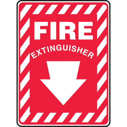 Sign, Fire Extinguisher, 14″ × 10″, Vinyl - Eagle Tool & Supply