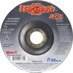 7″ × 0.090″ × 7/8″ - Aluminum Oxide - Depressed Center Wheel