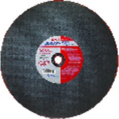 12″ × 1/8″ × 20 mm - Aluminum Oxide & Silcon Carbide Blend (Ductile) - Reinforced Cut-Off Wheel - Eagle Tool & Supply