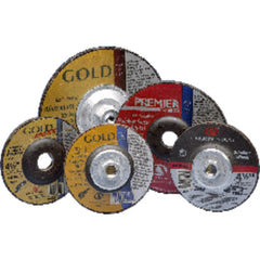 7″ × 1/4″ × 5/8″ 11 - Red Aluminum Oxide A41 - Depressed Center Wheel - Eagle Tool & Supply