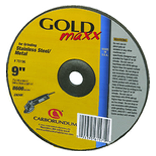 9″ × 1/4″ × 7/8″ - Zirconium 24 Grit Type 27 - Cut-Off Wheel - Eagle Tool & Supply