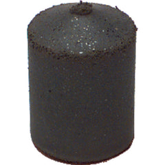 1 3/4″ × 1″ × 1/4″ - Pointed Resin Bonded Rubber Cone (Medium Grit) - Eagle Tool & Supply