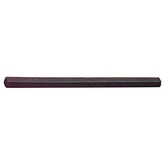 6″ × 1/2″ × 1/2″ - Square - Resin Bonded Rubber Block & Stick (Medium Grit) - Eagle Tool & Supply