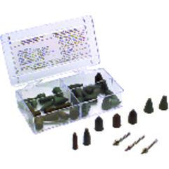 #778 Resin Bonded Rubber Kit - Point Test - Various Shapes - Equal Assortment Grit - Eagle Tool & Supply