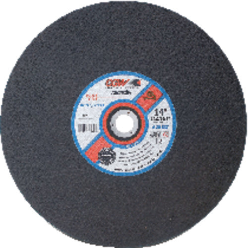 14″ × 7/64″ × 1″ - A36-S-BF - Aluminum Oxide Reinforced Cut-Off Wheel - Chop Saw - Eagle Tool & Supply