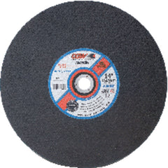 14″ × 7/64″ × 1″ - A36-S-BF - Aluminum Oxide Reinforced Cut-Off Wheel - Chop Saw - Eagle Tool & Supply