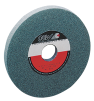 7 x 1/2 x 1-1/4" - Silicon Carbide (GC) / 60I Type 1 - Surface Grinding Wheel - Eagle Tool & Supply