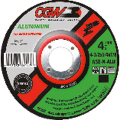 9″ × 1/4″ × 7/8″ - Aluminum Oxide A30-N-ALU - Depressed Center Wheel - Eagle Tool & Supply