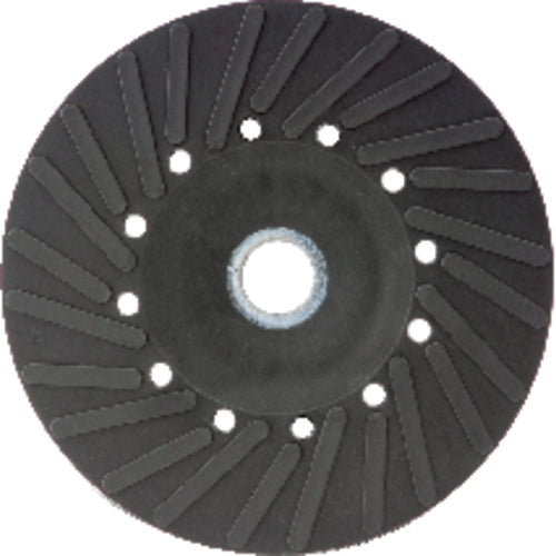 4 1/2″ - Smooth Bore - Spiral Pattern - Polymer Backing Plate For Resin Fibre Disc Without Nut - Eagle Tool & Supply