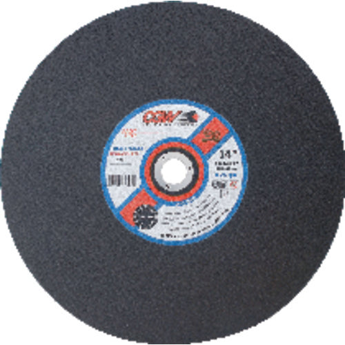 12″ × 1/8″ × 1″ - A24-R-BF - Aluminum Oxide Reinforced Cut-Off Wheel - Stationary Saw - Eagle Tool & Supply
