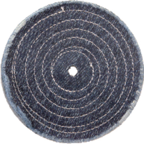 6″ WITH 3/8 SPIRAL SEWED DENIM BUFF - Eagle Tool & Supply