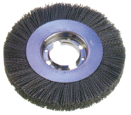 8" Diameter - 2" Arbor Hole - 320 SC Abrasive Nylon Straight Wheel - Eagle Tool & Supply