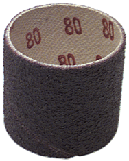 1-1/2 x 1'' - 80 Grit - A/O Resin Bond Abrasive Band - Eagle Tool & Supply