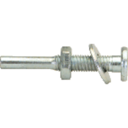 Fits 5/8″ Arbor Hole-1/4″ Shank - 1 7/8″ Overall Length - Flat Head Arbor for Abrasives - Eagle Tool & Supply