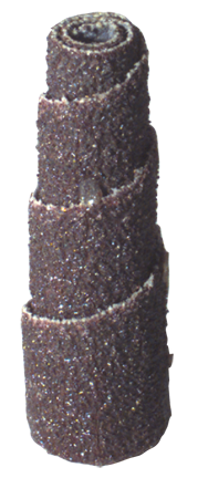 1/2 x 1-1/2 x 1/8'' - 240 Grit - Full Taper A/O Cartridge Roll - Eagle Tool & Supply