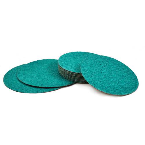 15″ x No Hole-60 Grit - Green Zirconium - Cloth Sanding PSA Disc - Eagle Tool & Supply