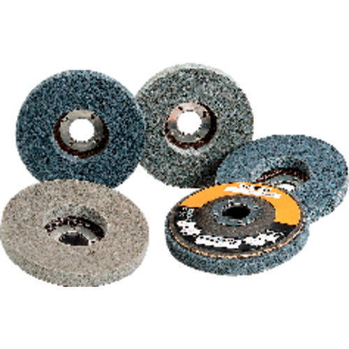4 1/2″ × 7/8″ - Fine Grit - Silicon Carbide BriteRite Type 27 Unitized Wheel Alt mfg # 811532 - Eagle Tool & Supply