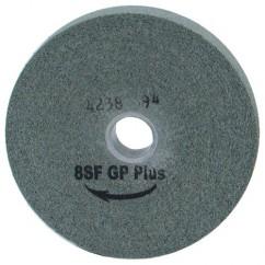 6 x 1/2 x 1'' - Medium Grit - Aluminum Oxide GP Plus Non-Woven Wheel - Eagle Tool & Supply