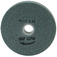 8 x 1 x 3'' - Fine Grit - Silicon Carbide Light Deburring Non-Woven Wheel - Eagle Tool & Supply