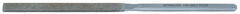 4'' Diamond Length - 8-1/2'' OAL (10.4 x 2.8mm) - Medium Grit - Equalling Diamond Heavy Duty File - Eagle Tool & Supply