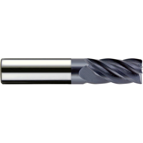 3/16″ Dia. × 3/16″ Shank × 3/8″ DOC × 2″ OAL, Carbide, veri4, 5 Flute, Plain, External, Corner Radius, Solid End Mill Series/List #5102 - Exact Industrial Supply