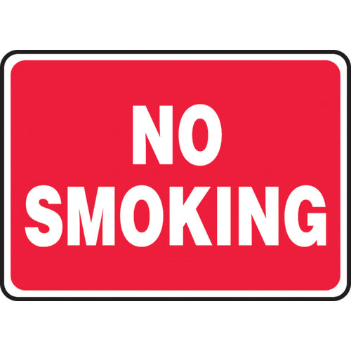 Sign, No Smoking, 10″ × 14″, Plastic - Eagle Tool & Supply