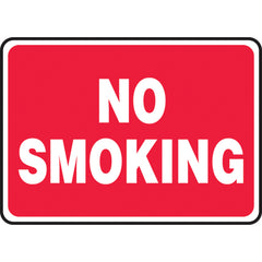 Sign, No Smoking, 10″ × 14″, Plastic - Eagle Tool & Supply