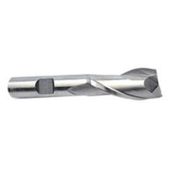 20mm Dia. x 3-3/4 Overall Length 2-Flute Square End M-42 Cobalt SE End Mill-Round Shank-Center Cut-Uncoated - Eagle Tool & Supply