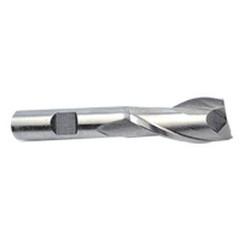 4mm Dia. x 2-5/16 Overall Length 2-Flute Square End M-42 Cobalt SE End Mill-Round Shank-Center Cut-Uncoated - Eagle Tool & Supply