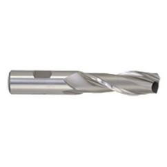 3/4 Dia. x 6-1/4 Overall Length 2-Flute Square End High Speed Steel SE End Mill-Round Shank-Center Cut-Uncoated - Eagle Tool & Supply