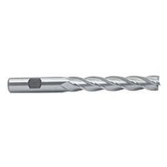 5/8 Dia. x 6-1/8 Overall Length 4-Flute Square End M-42 Cobalt SE End Mill-Round Shank-Center Cut-Uncoated - Eagle Tool & Supply