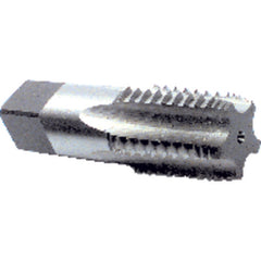 ‎1/2-14 NPTF 5 Flute High Speed Steel Interrupted Pipe Tap-Bright Series/List #2113 - Exact Industrial Supply