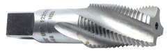 1/2-14 Dia. - 4 FL - HSS - Bright Taper Spiral Flute Pipe Tap - Eagle Tool & Supply