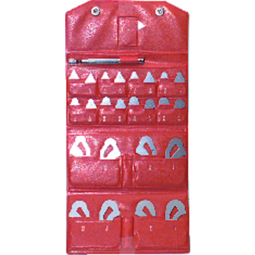 Model 186-906-0.010″-0.500″-26 Pieces - Radius Gage Set - Eagle Tool & Supply