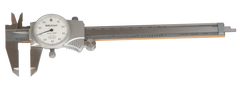 0 - 150mm Measuring Range (0.02mm Grad.) - Dial Caliper - #505-685 - Eagle Tool & Supply