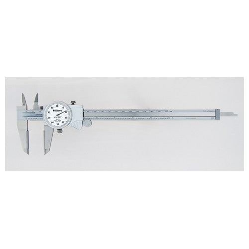 ‎0-6″ Range - Dial Caliper White Face - 0.001″ Graduation Carbide Jaw; OD - Eagle Tool & Supply