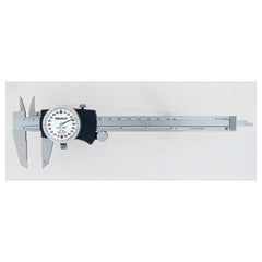 ‎0-8″ Range - Dial Caliper White Face - 0.001″ Graduation - Eagle Tool & Supply