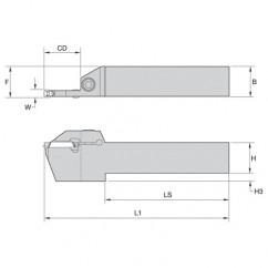 250214 WMT LH TOOLHOLDER 16 X 16 - Eagle Tool & Supply