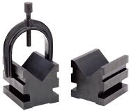 #599-749-1 - 2-1/2 x 2-1/2 x 3'' - V-Block & Clamp Set - Eagle Tool & Supply