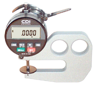 #DG10-10 - 0 - .050'' Range - .0005" Resolution - 2'' Throat Depth - Electronic Thickness Gage - Eagle Tool & Supply